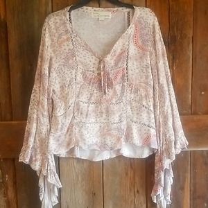 Boho Bell sleeve blouse